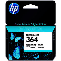 HP 364 Photo Printer Cartridge, Photo Black, CB317EE